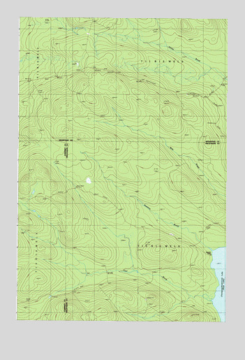 Fool Brook, ME USGS Topographic Map