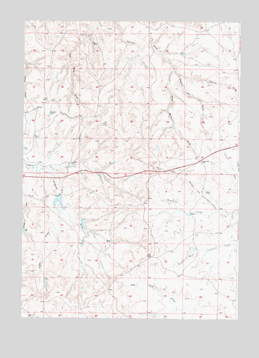 Artesian Draw, WY USGS Topographic Map