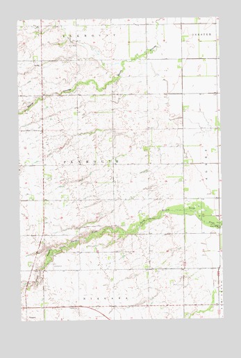 Fordville SE, ND USGS Topographic Map