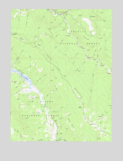 Forest Glen, CA USGS Topographic Map