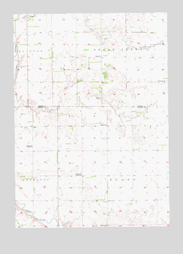 Forestburg NE, SD USGS Topographic Map