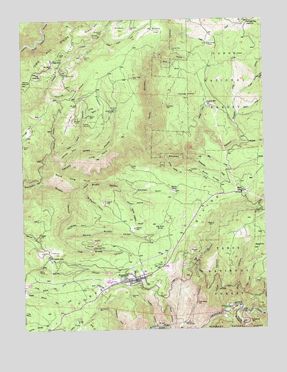 Foresthill, CA USGS Topographic Map