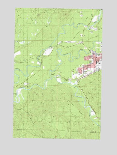 Forks, WA USGS Topographic Map