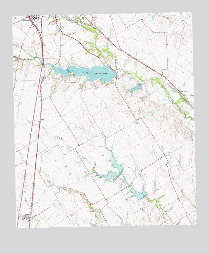 Forreston, TX USGS Topographic Map