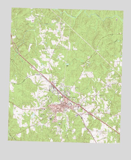 Forsyth, GA USGS Topographic Map