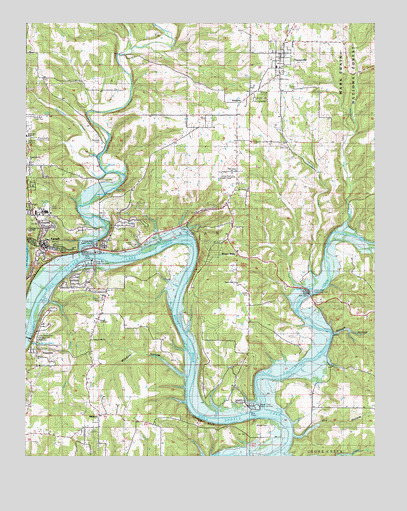 Forsyth, MO USGS Topographic Map