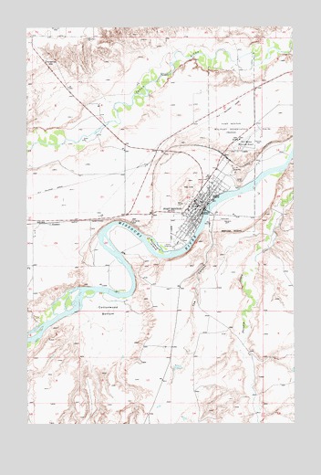 Fort Benton, MT USGS Topographic Map