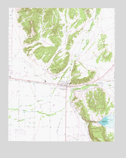 Fort Garland, CO USGS Topographic Map