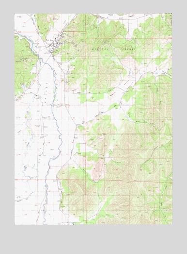 Fort Jones, CA USGS Topographic Map