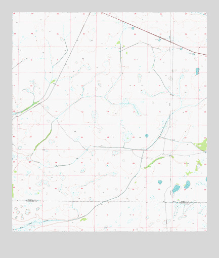 Fort Kissimmee NE, FL USGS Topographic Map