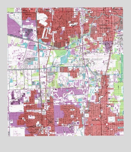 Fort Lauderdale South, FL USGS Topographic Map