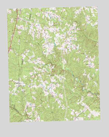Fort Mitchell, VA USGS Topographic Map
