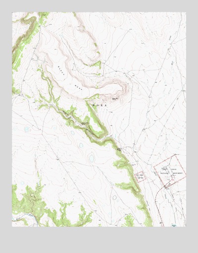 Fort Union, NM USGS Topographic Map