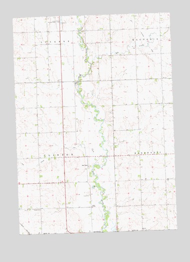 Ash Creek, MN USGS Topographic Map