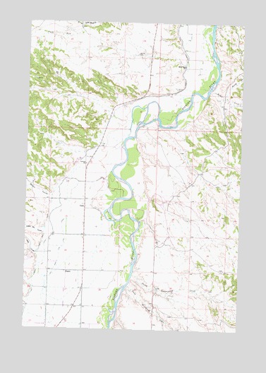 Foster, MT USGS Topographic Map