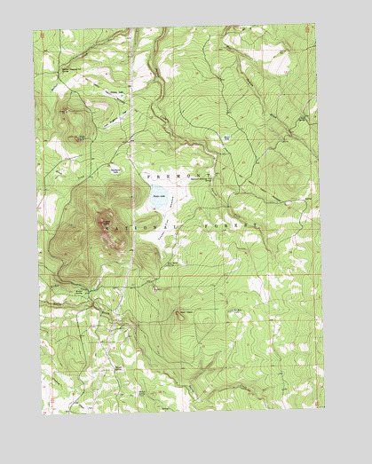 Foster Butte, OR USGS Topographic Map
