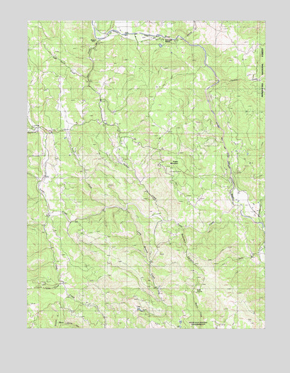 Foster Mountain, CA USGS Topographic Map