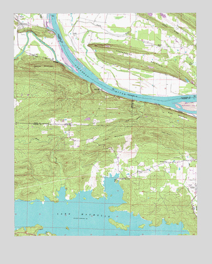 Fourche, AR USGS Topographic Map