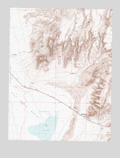 Fourmile Flat, NV USGS Topographic Map