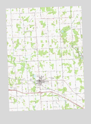 Fowlerville, MI USGS Topographic Map