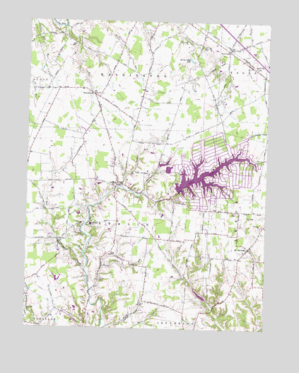 Ash Ridge, OH USGS Topographic Map