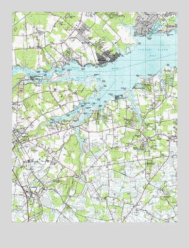 Frankford, DE USGS Topographic Map