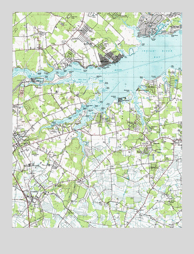 Frankford, DE USGS Topographic Map