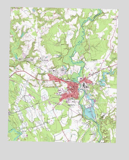 Franklin, VA USGS Topographic Map
