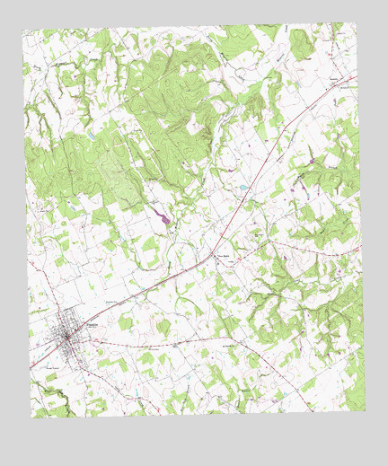 Franklin, TX USGS Topographic Map
