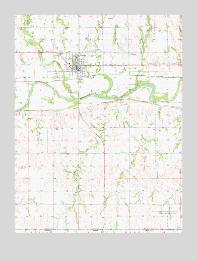 Franklin, NE USGS Topographic Map