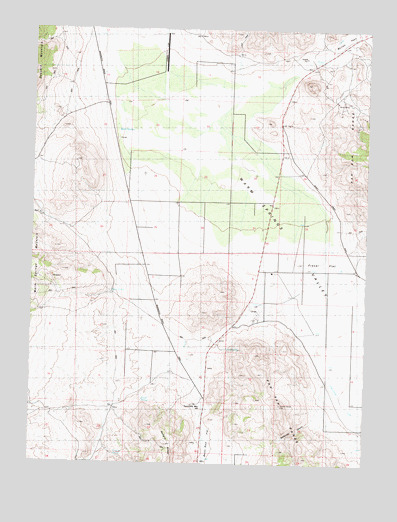 Fraser Flat, NV USGS Topographic Map