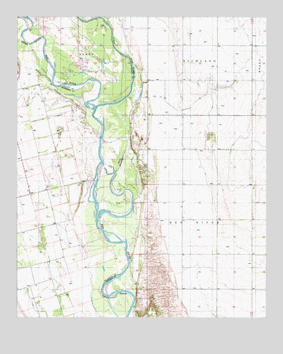 Frederick SW, OK USGS Topographic Map