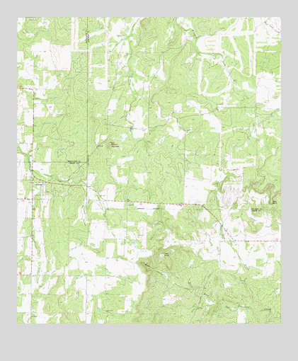 Fredonia, TX USGS Topographic Map