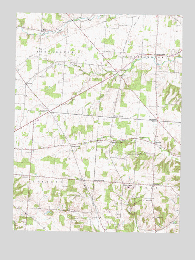 Fredonia, OH USGS Topographic Map