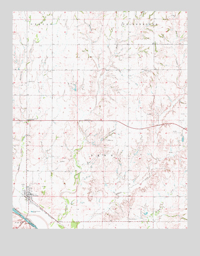 Freedom, OK USGS Topographic Map