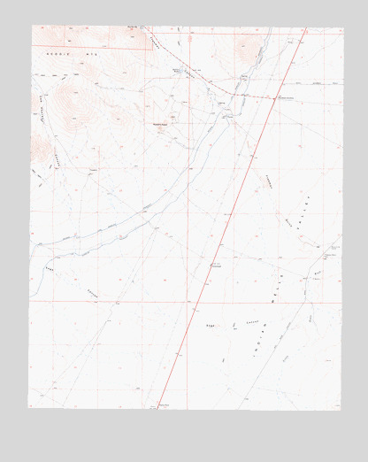 Freeman Junction, CA USGS Topographic Map