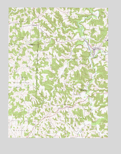 Freeport, OH USGS Topographic Map