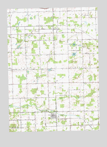 Freeport, MI USGS Topographic Map