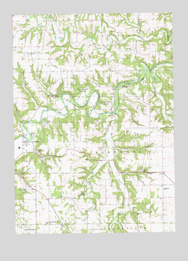 Freeport, IA USGS Topographic Map