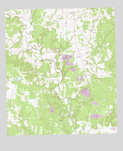 Frelsburg, TX USGS Topographic Map