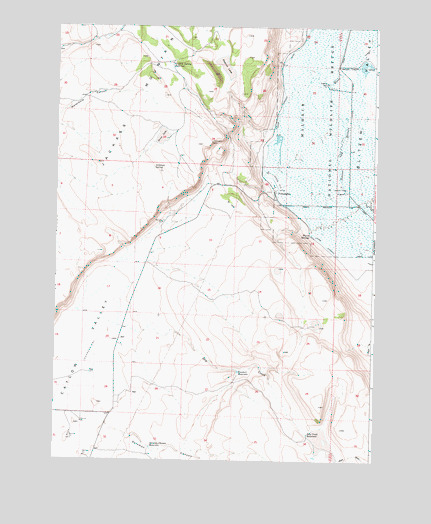 Frenchglen, OR USGS Topographic Map