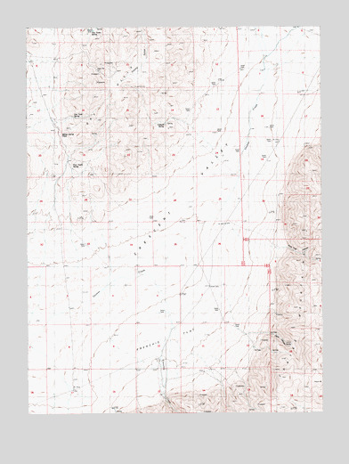 Frenchie Flat, NV USGS Topographic Map