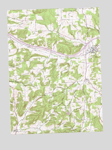 Friendship, NY USGS Topographic Map