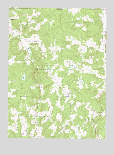 Friendsville, PA USGS Topographic Map