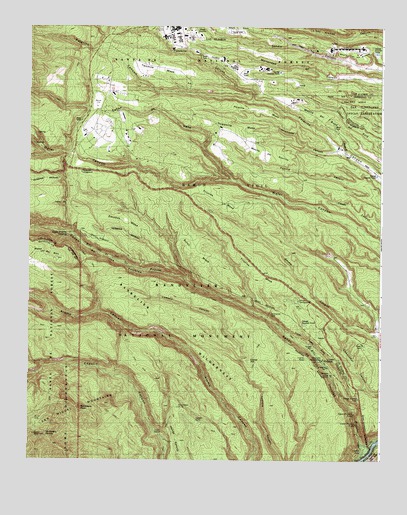 Frijoles, NM USGS Topographic Map
