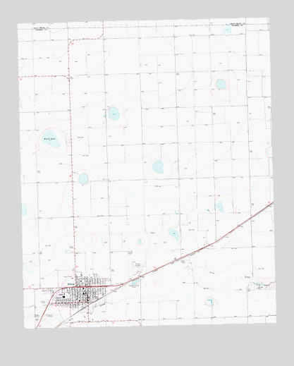 Friona, TX USGS Topographic Map