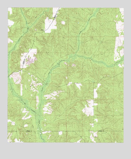 Frisco City SE, AL USGS Topographic Map