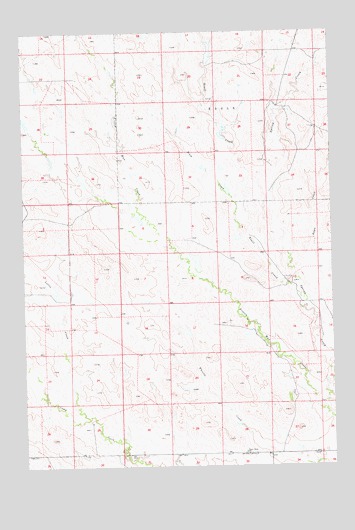 Frozen Man Creek, SD USGS Topographic Map