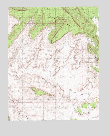 Fry Spring, UT USGS Topographic Map