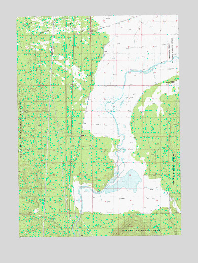 Fuego, OR USGS Topographic Map